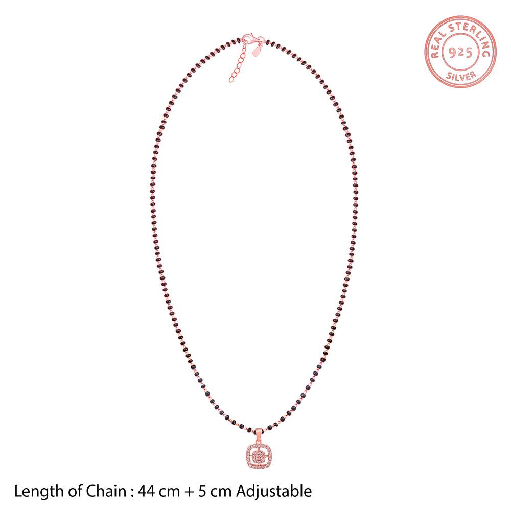 Giva 925 Silver Golden Equal Partners Mangalsutra : PD02363