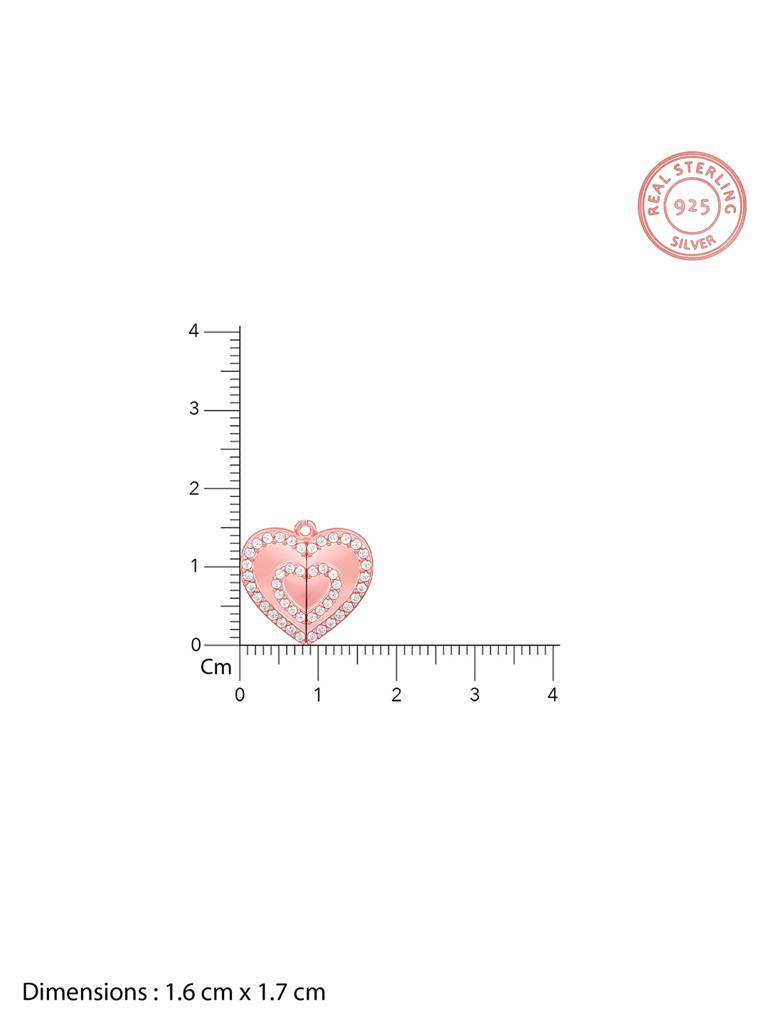 Giva 925 Silver Rose Gold Custom Together Forever Always Pendant With Link Chain : PD02388