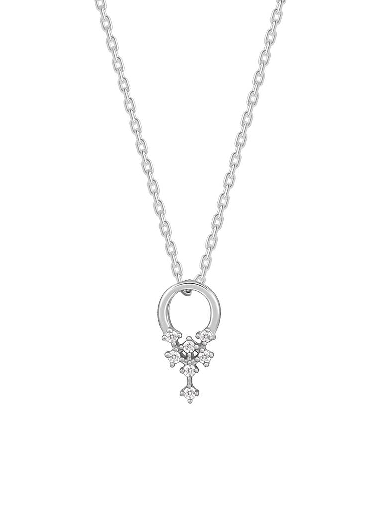 Silver Euphoria Pendant With Link Chain : PD02418