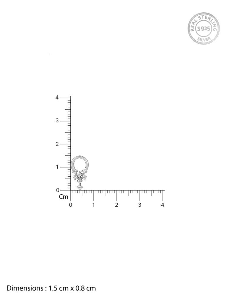 Silver Euphoria Pendant With Link Chain : PD02418