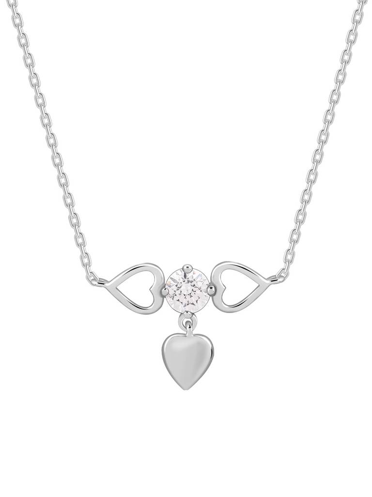Giva 925 Silver Heart Locker Necklace| Necklace To Gift Women & Girls : PD02420