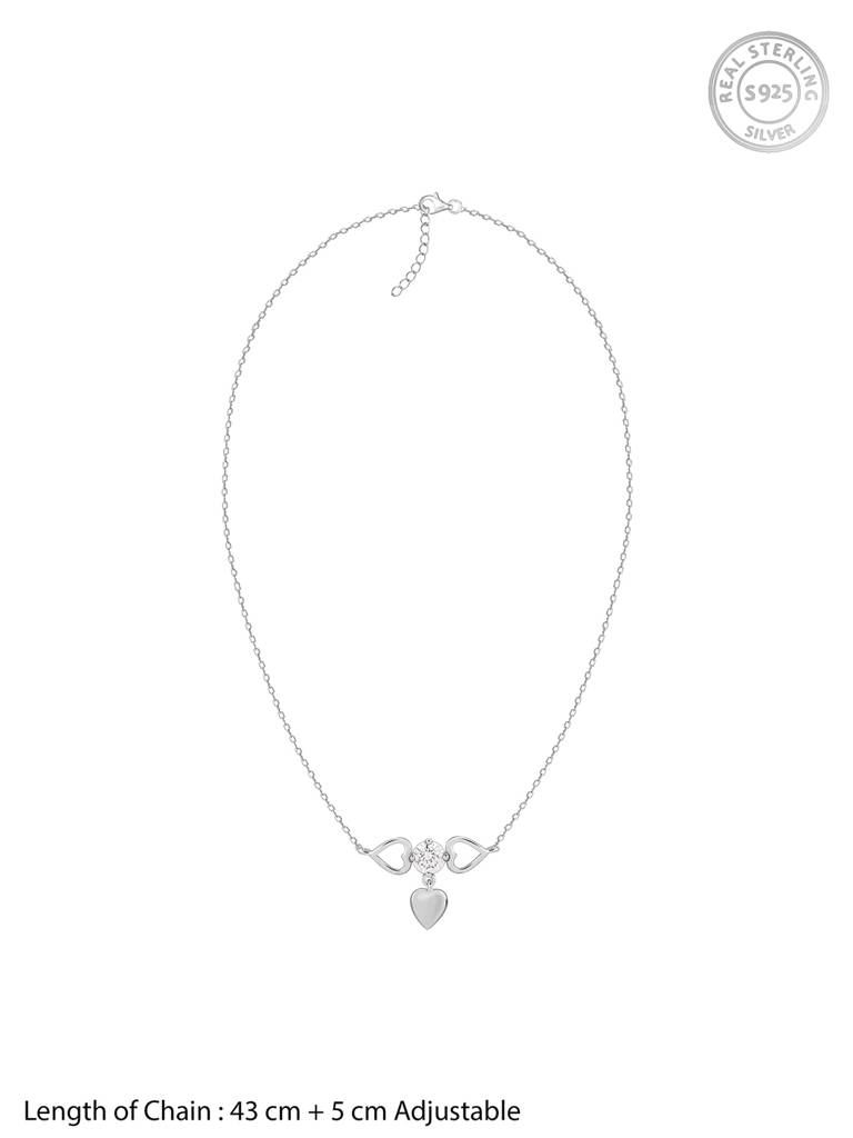 Giva 925 Silver Heart Locker Necklace| Necklace To Gift Women & Girls : PD02420