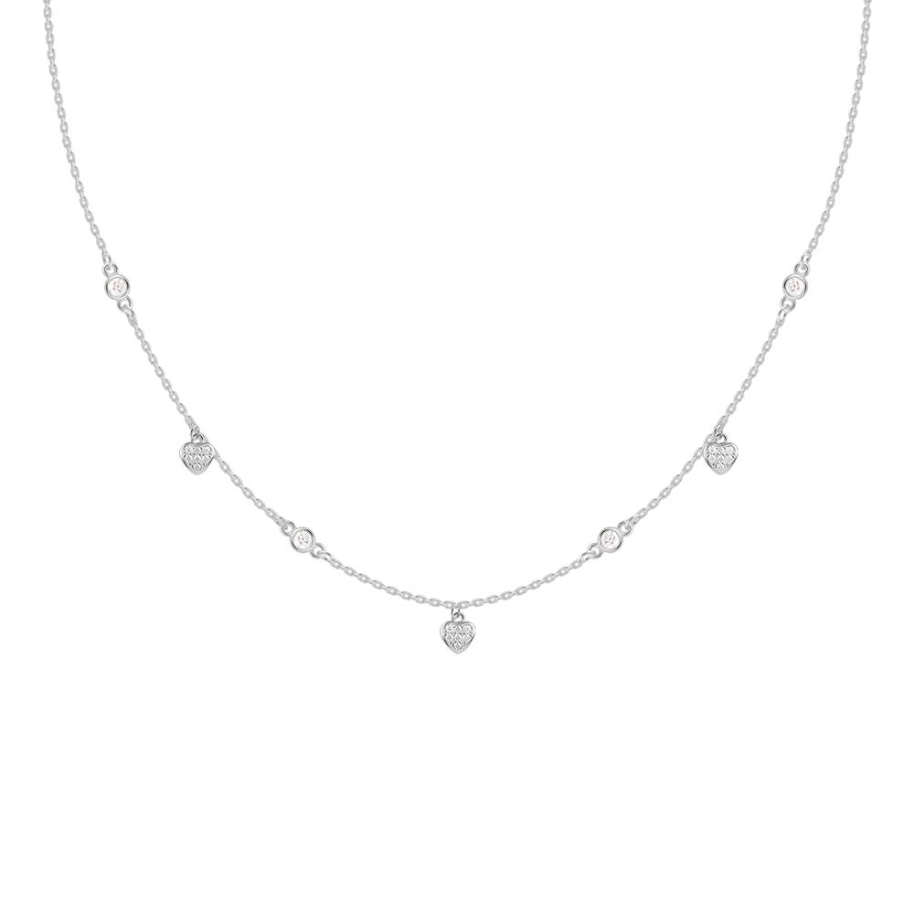 Giva 925 Silver Heart Charm Necklace : PD02430