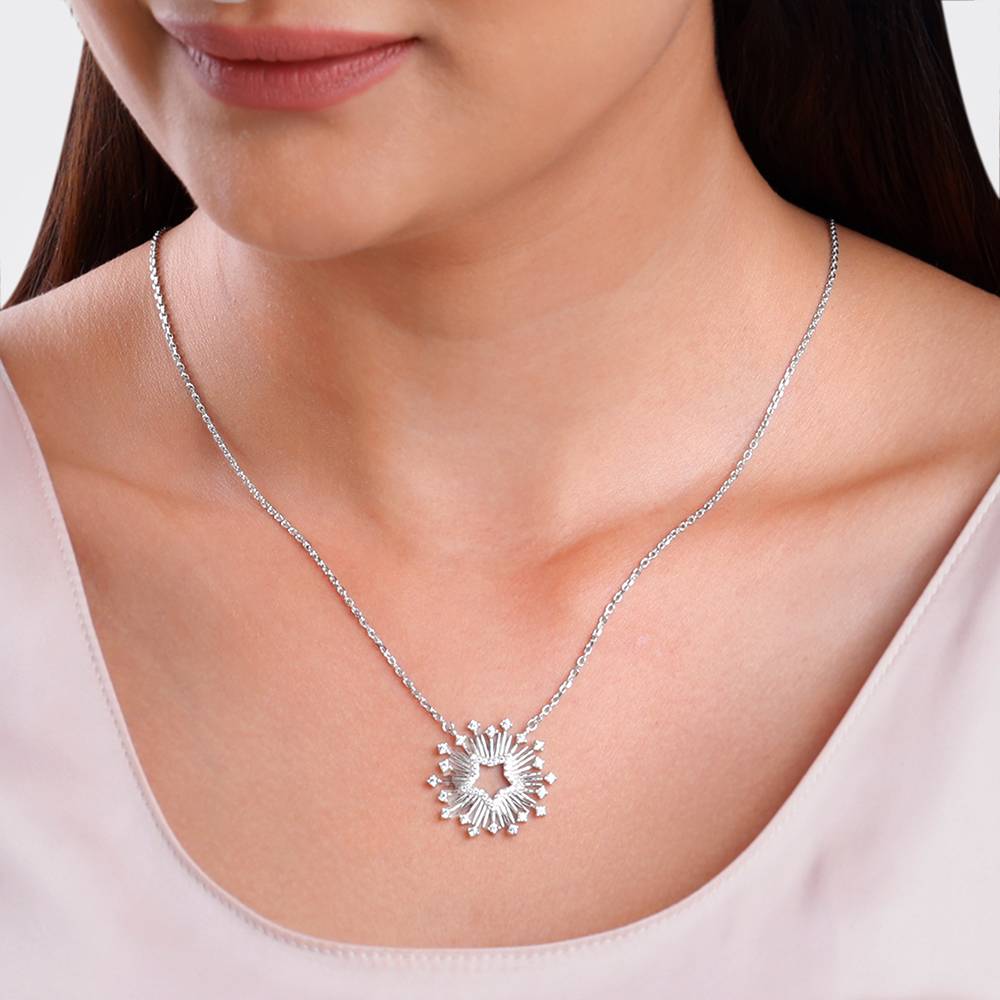 Giva 925 Silver Starshine Pendant With Link Chain : PD02434