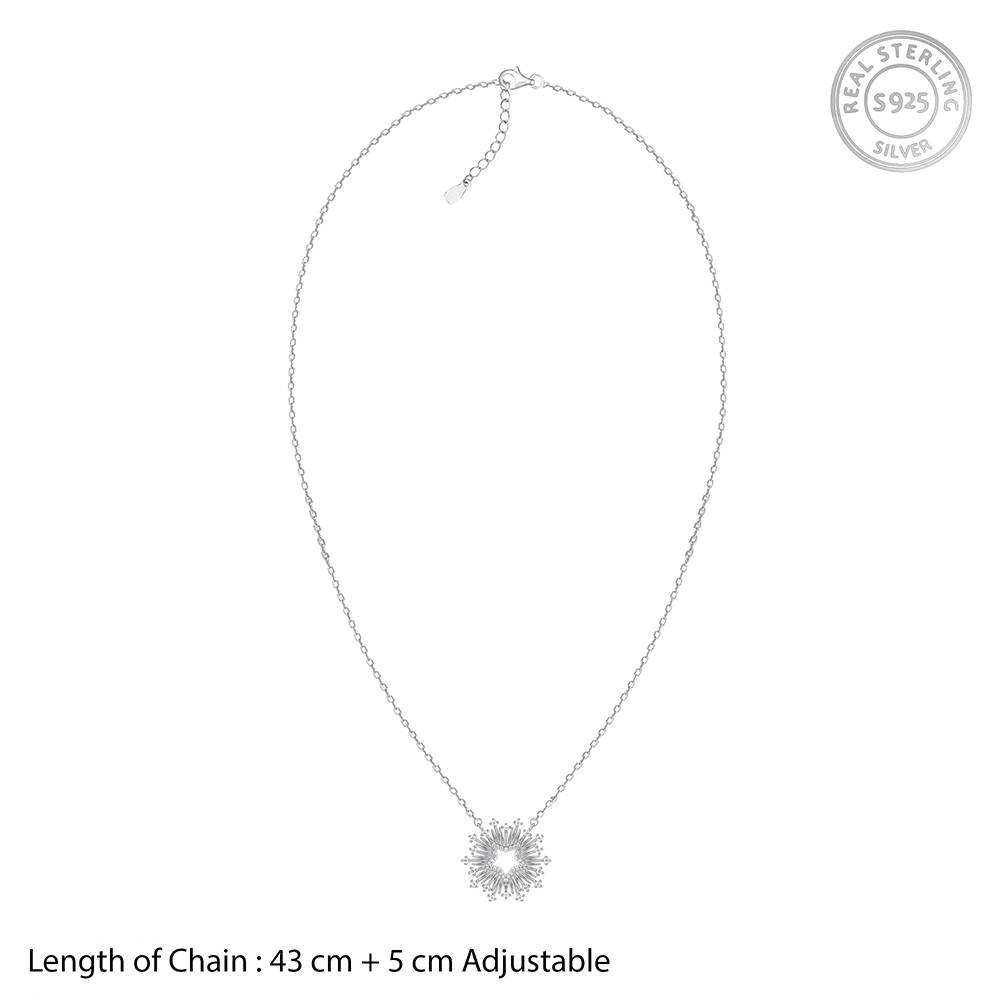 Giva 925 Silver Starshine Pendant With Link Chain : PD02434