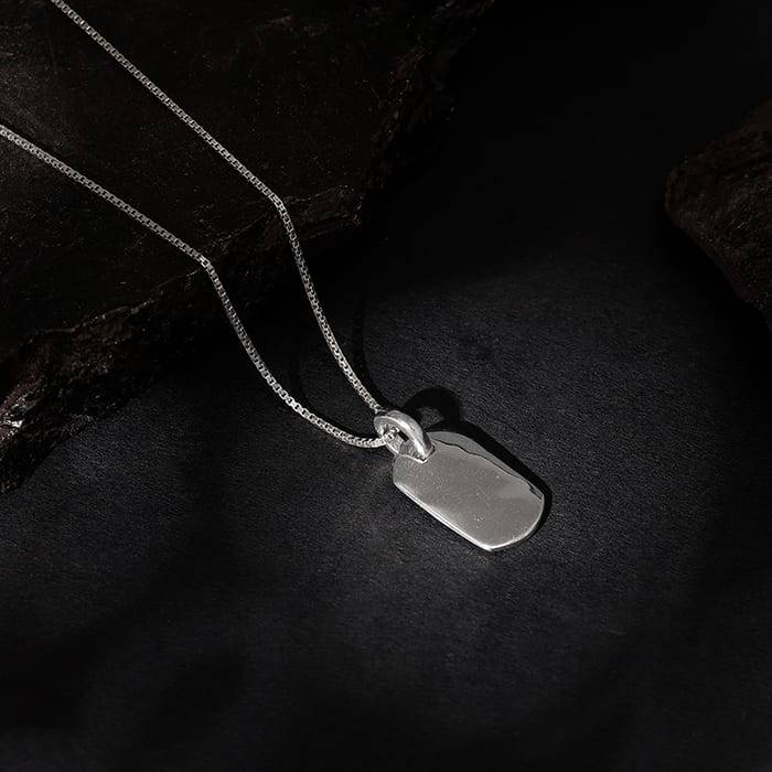 Giva 925 Silver Aegis Amulet Pendant With Box Chain For Him| Necklace To Gift Men & Boys| With Certi : PD02495