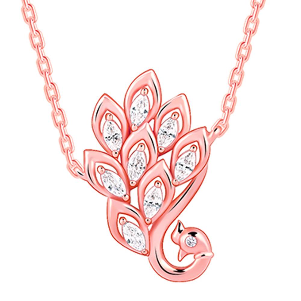 Giva 925 Silver Rose Gold Nemali Necklace : PD02514