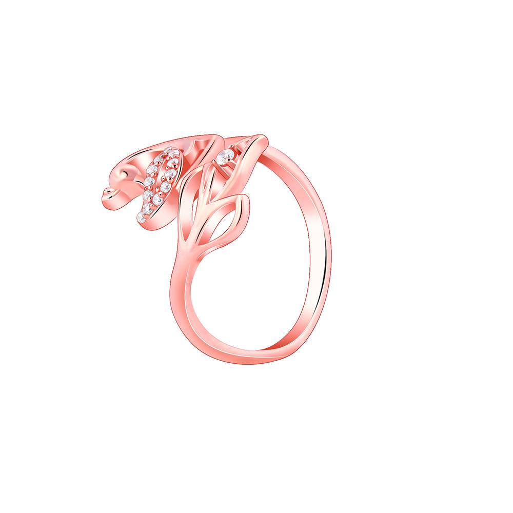 Giva 925 Silver Rose Gold Mohini Mor Set : PD02519ER02793R01825