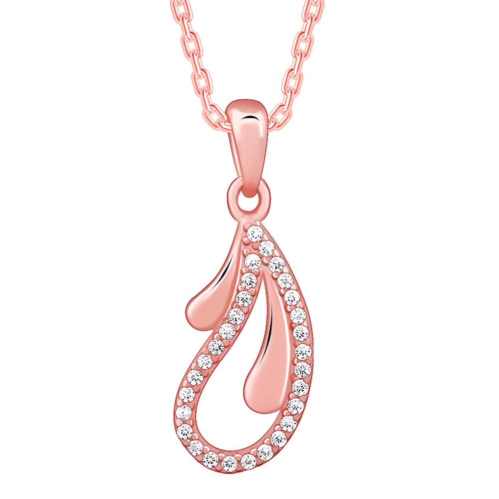 Giva 925 Silver Rose Gold Specially You Pendant With Link Chain| Necklace To Gift Women & Girls | With Certificate O : PD02528