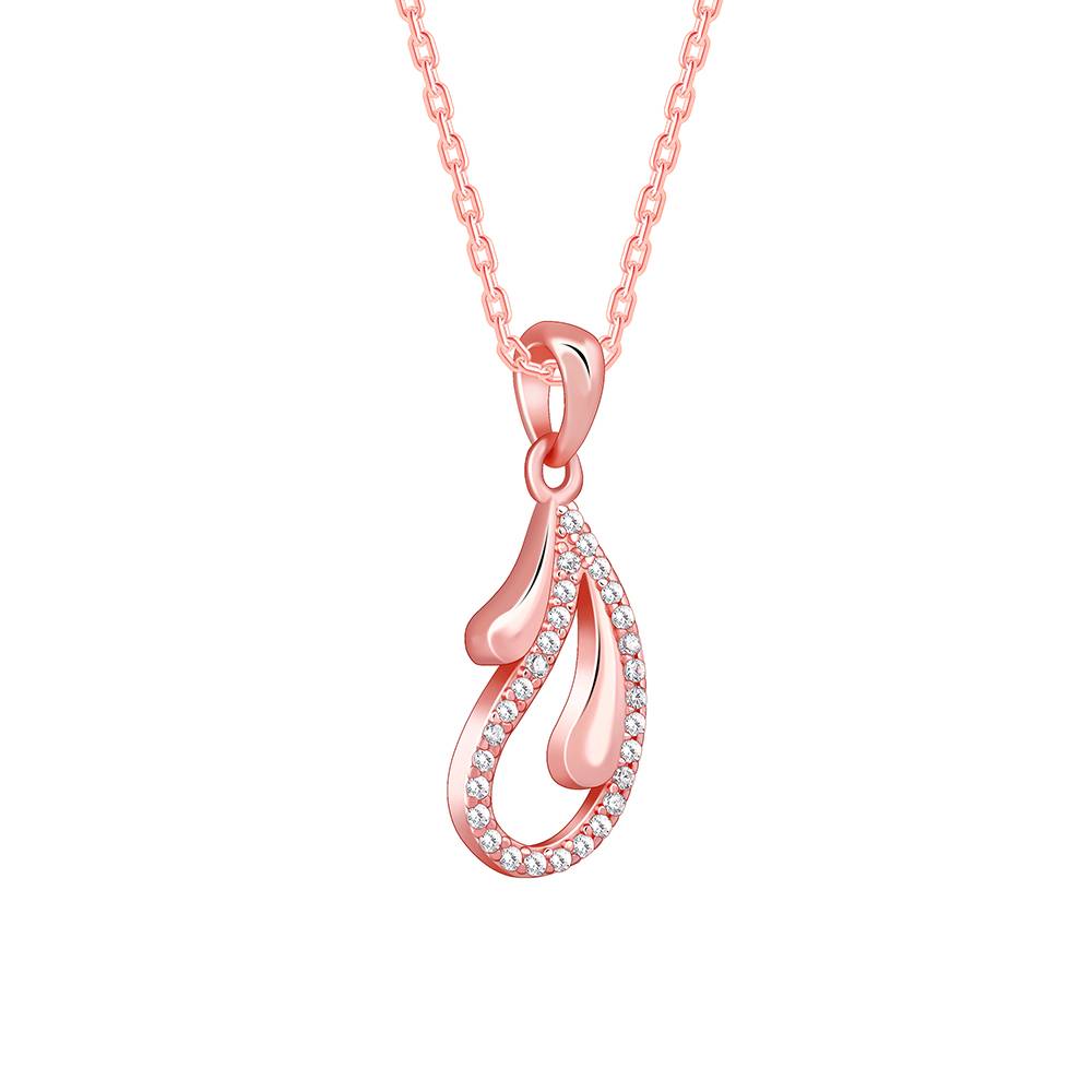 Giva 925 Silver Rose Gold Specially You Pendant With Link Chain| Necklace To Gift Women & Girls | With Certificate O : PD02528
