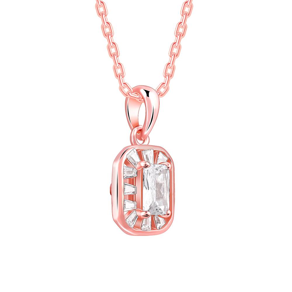 Giva 925 Silver Rose Gold Joyful Square Set Of Three| Gifts For Women And Girls | With Certificate Of A : PD02535ER02833R01834