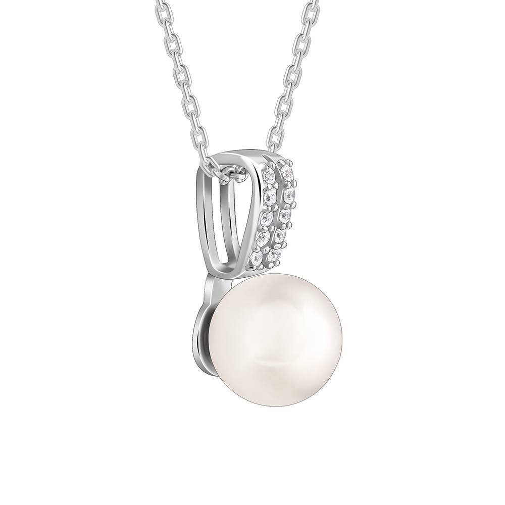 Giva 925 Silver Fall Pearl Pendant With Link Chain| Necklace To Gift Women & Girls : PD02560