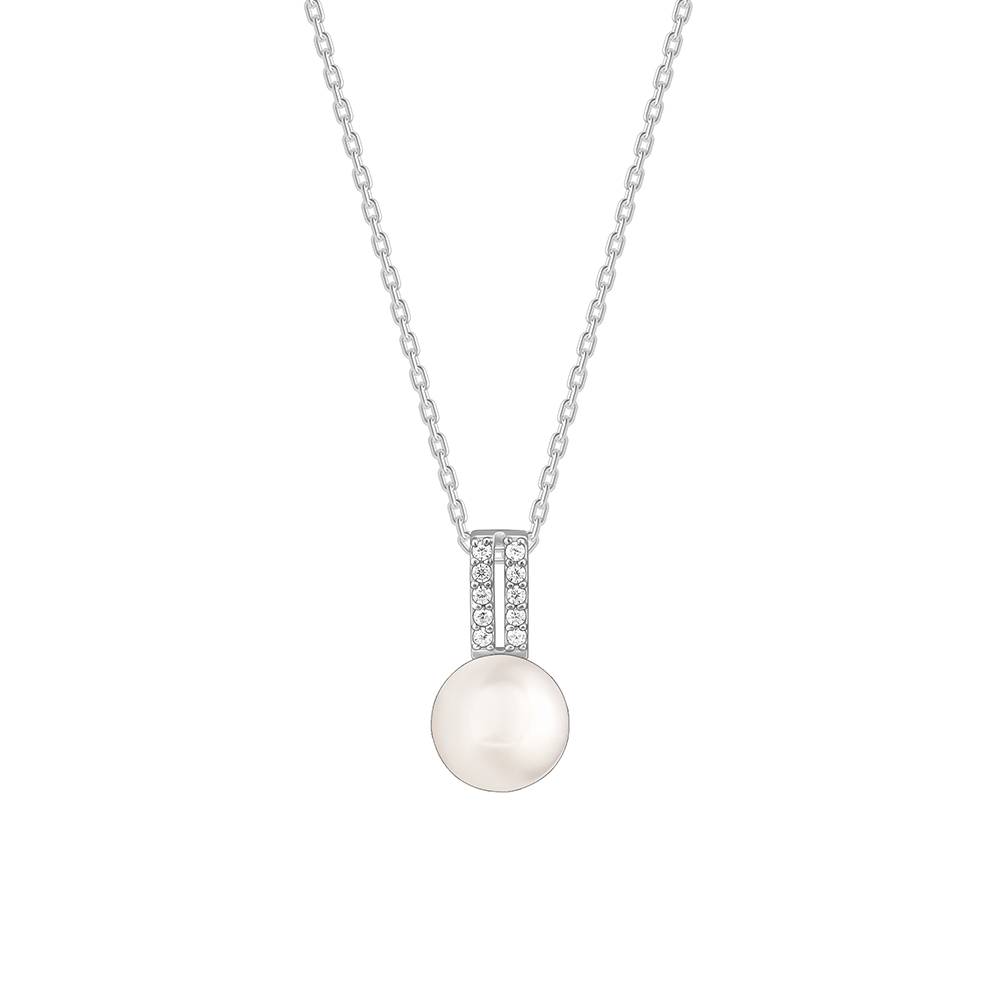 Giva 925 Silver Fall Pearl Pendant With Link Chain| Necklace To Gift Women & Girls : PD02560