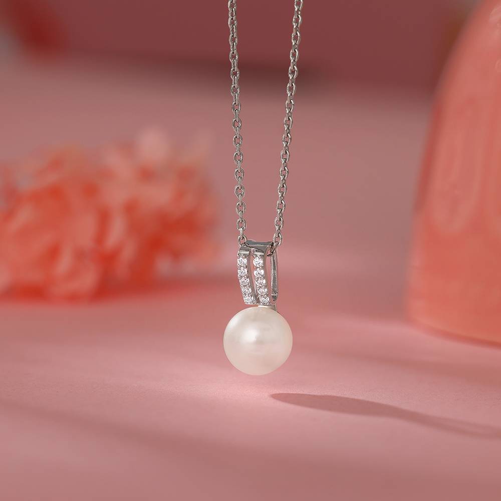 Giva 925 Silver Fall Pearl Pendant With Link Chain| Necklace To Gift Women & Girls : PD02560