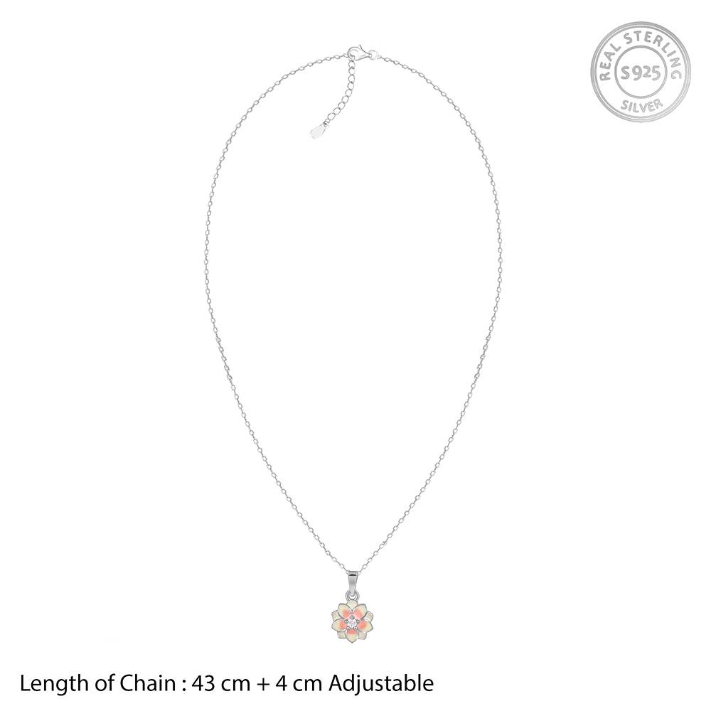 925 Silver Floral Fusion Set : PD02561ER02839