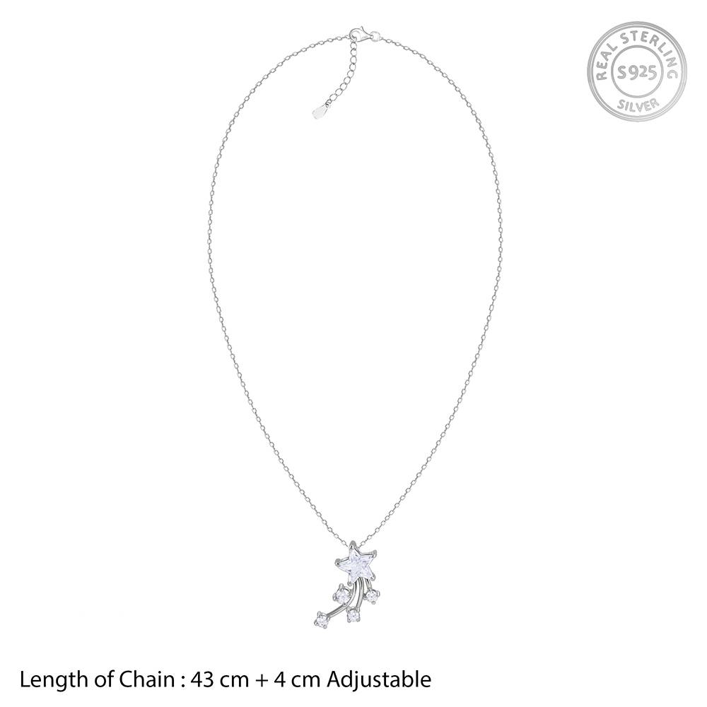 Giva 925 Silver Starlite Pendant With Link Chain : PD02564
