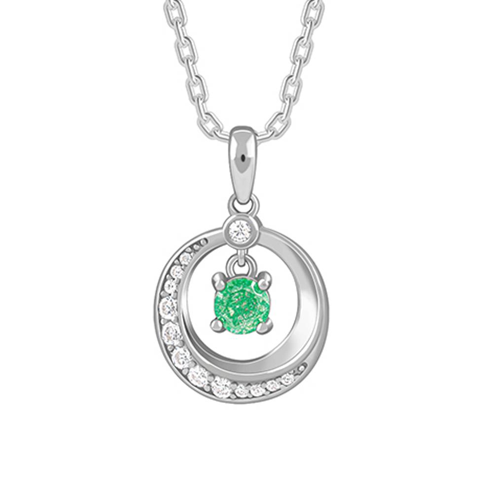 Giva 925 Silver Prettified Pendant With Link Chain : PD02575