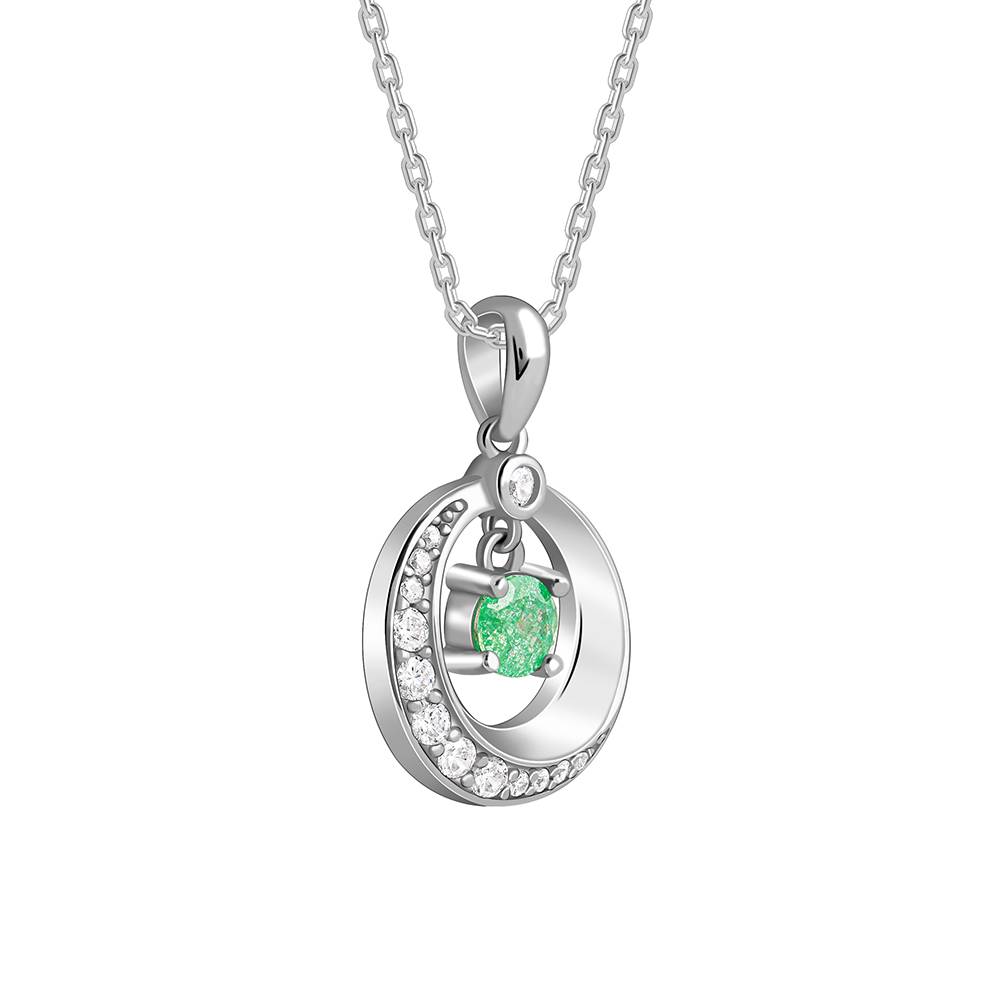Giva 925 Silver Prettified Pendant With Link Chain : PD02575