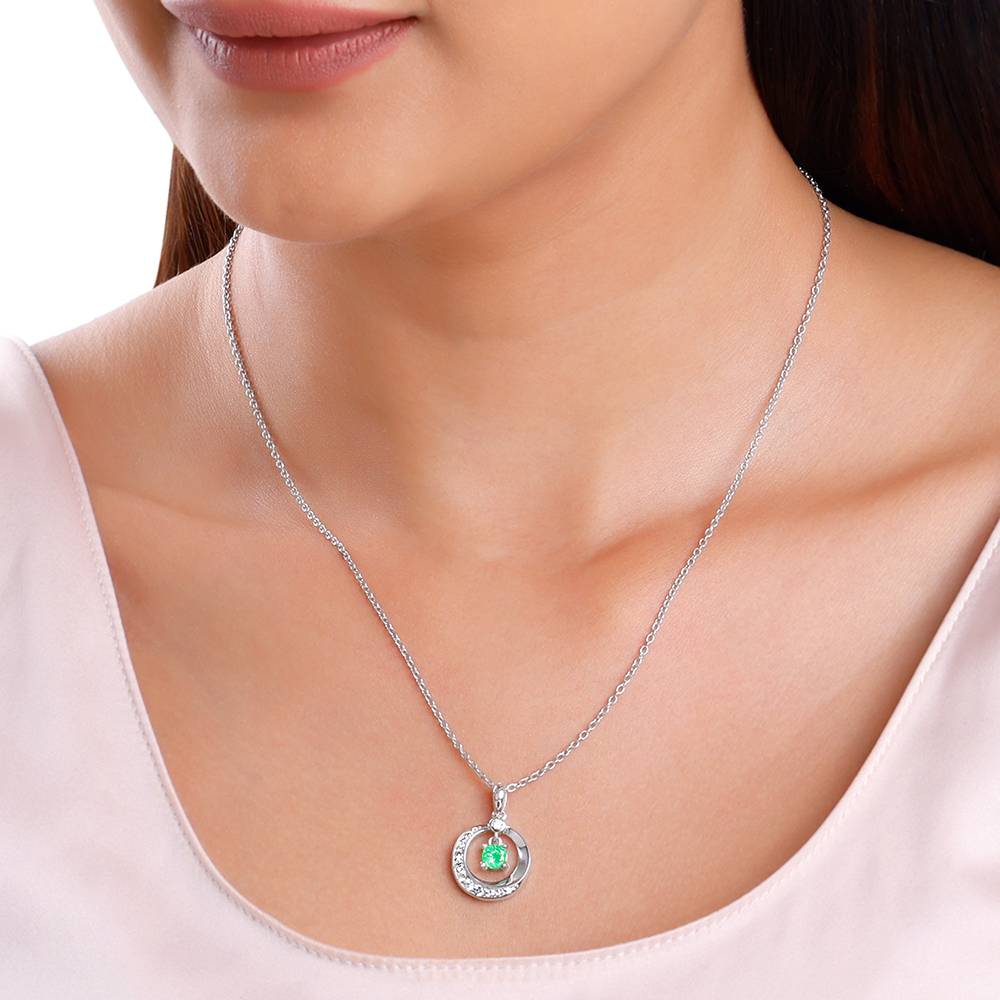 Giva 925 Silver Prettified Pendant With Link Chain : PD02575