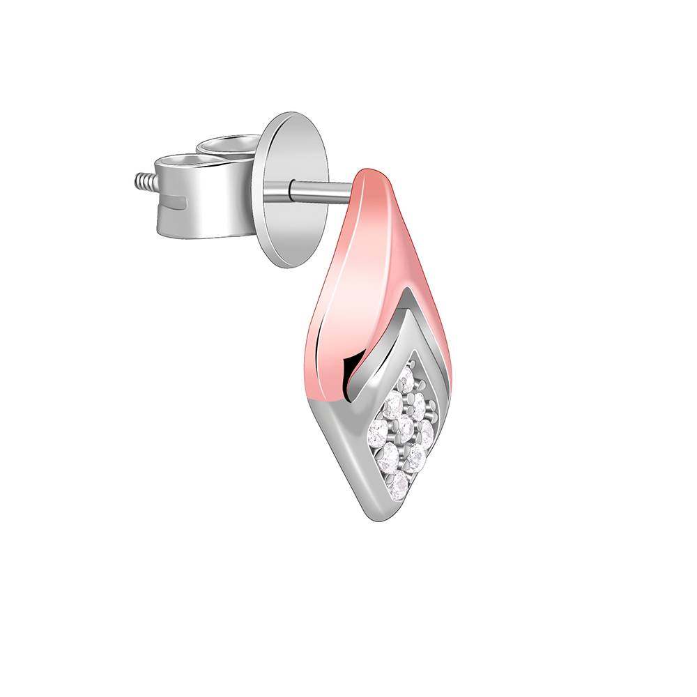 Giva 925 Silver Dual Tone Majestic Rhombus Set Of Three| Gifts For Women And Girls | With Certificate O : PD02583ER02856R01853