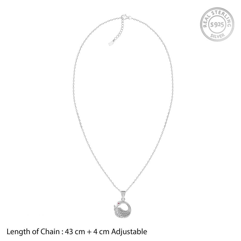 925 Silver Classy Swan Set : PD02588ER02861