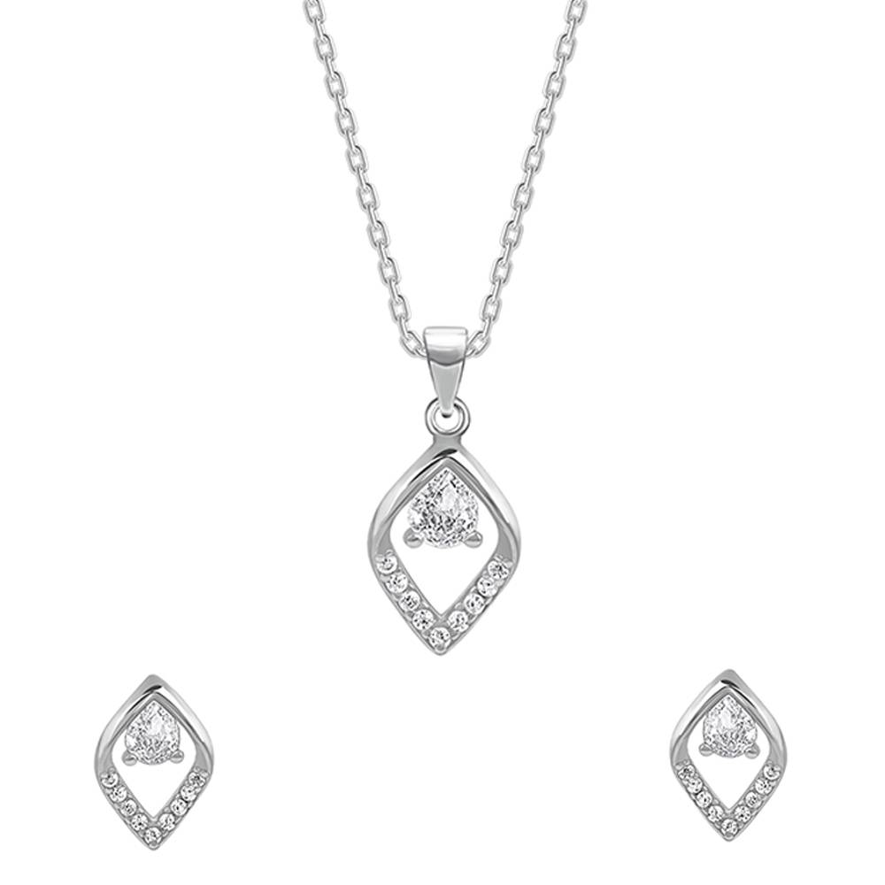 925 Silver Bling Queen Set : PD02589ER02862