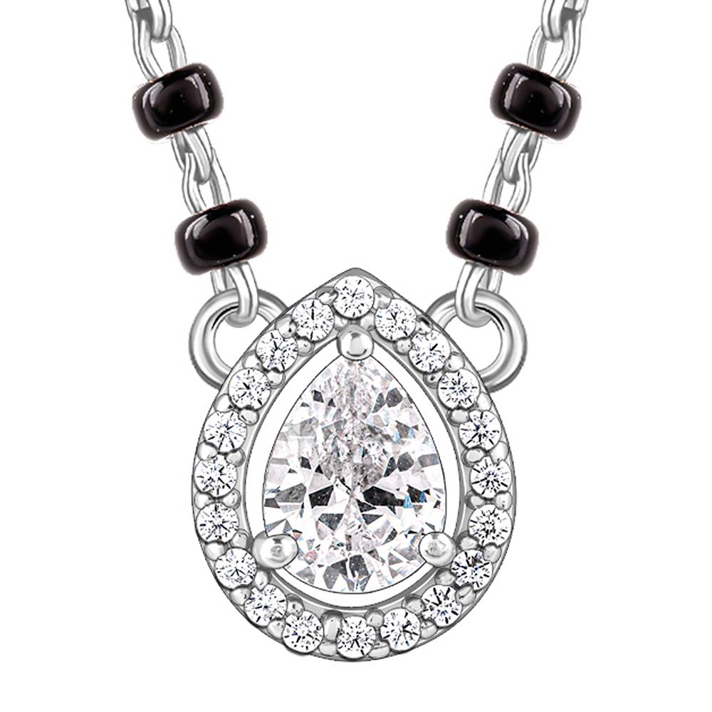 Giva 925 Silver Parinay Mangalsutra| Black Bead Necklace To Gift Women : PD02601