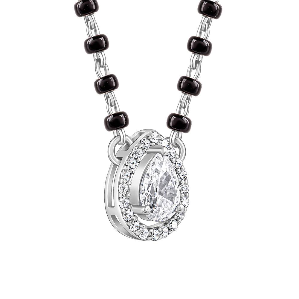 Giva 925 Silver Parinay Mangalsutra| Black Bead Necklace To Gift Women : PD02601