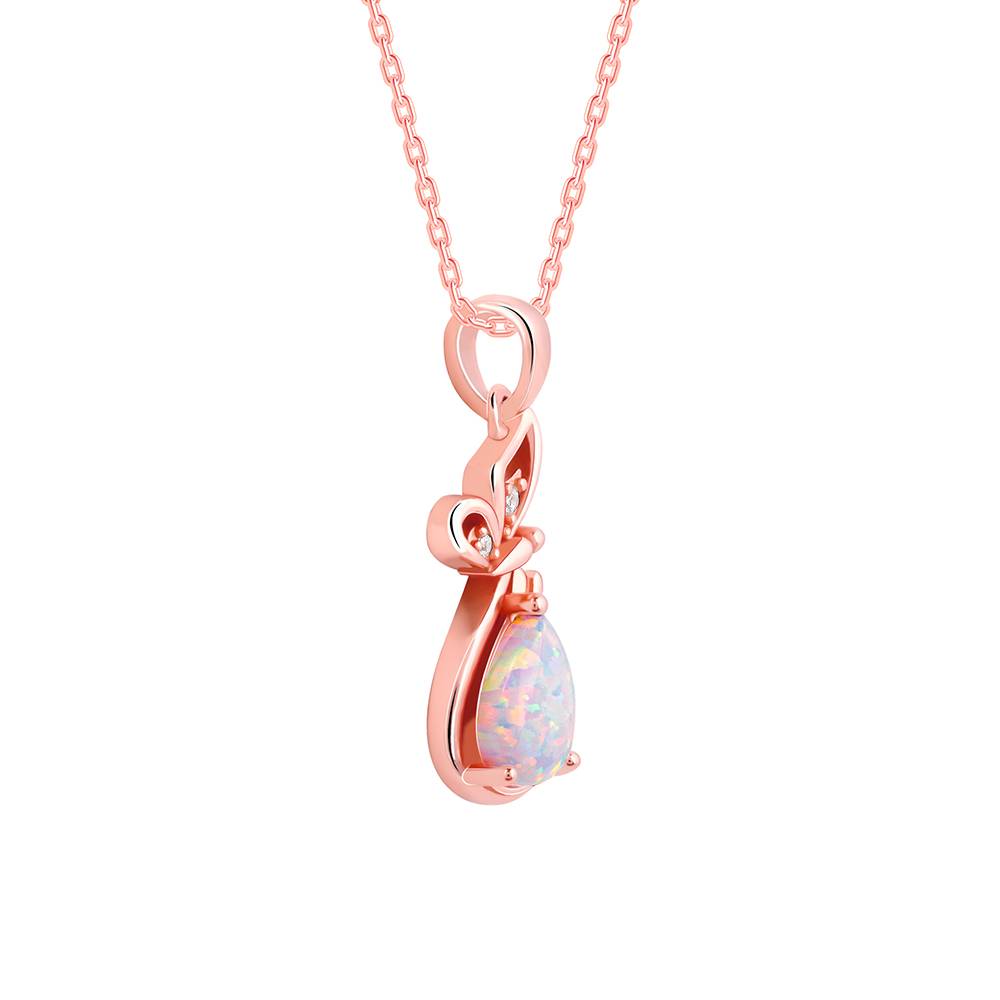 925 Silverrose Gold Starlight Spark Necklace : PD02622
