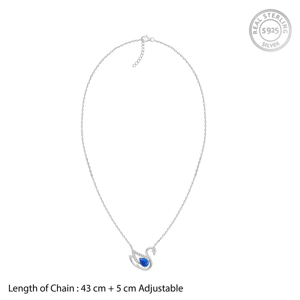 925 Silver Moonlit Drift Necklace : PD02623