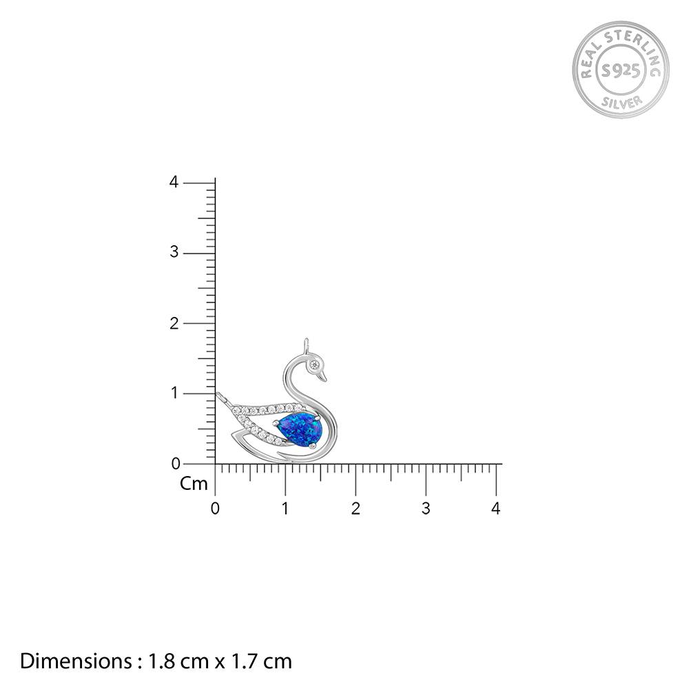 925 Silver Moonlit Drift Necklace : PD02623