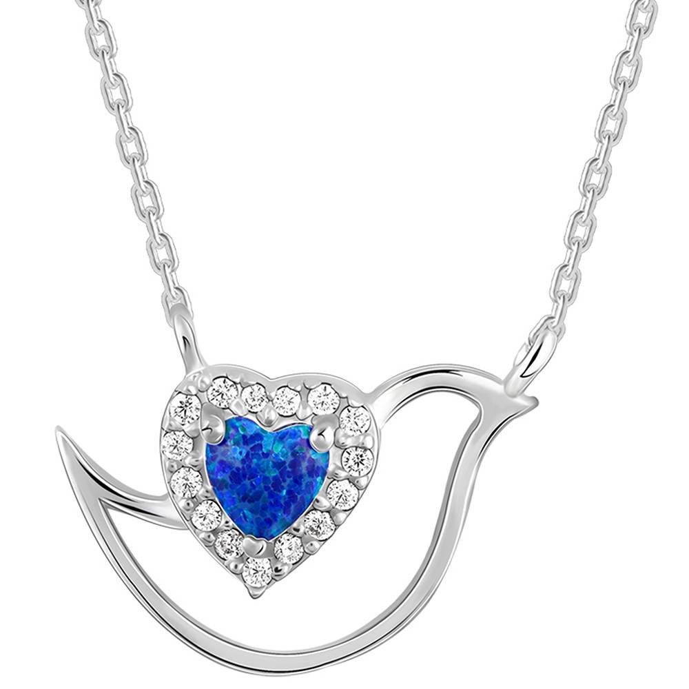 925 Silver Azure Reverie Necklace : PD02625