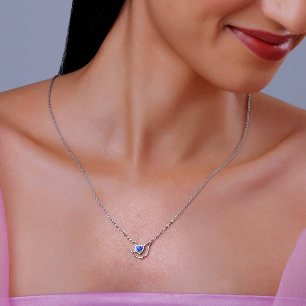 925 Silver Azure Reverie Necklace : PD02625
