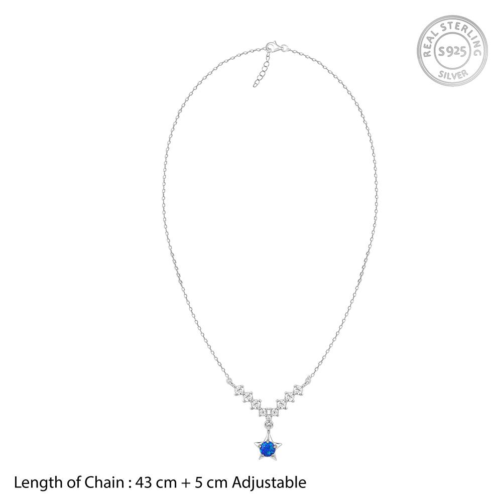 925 Silver Radiant Self-Love Necklace : PD02628