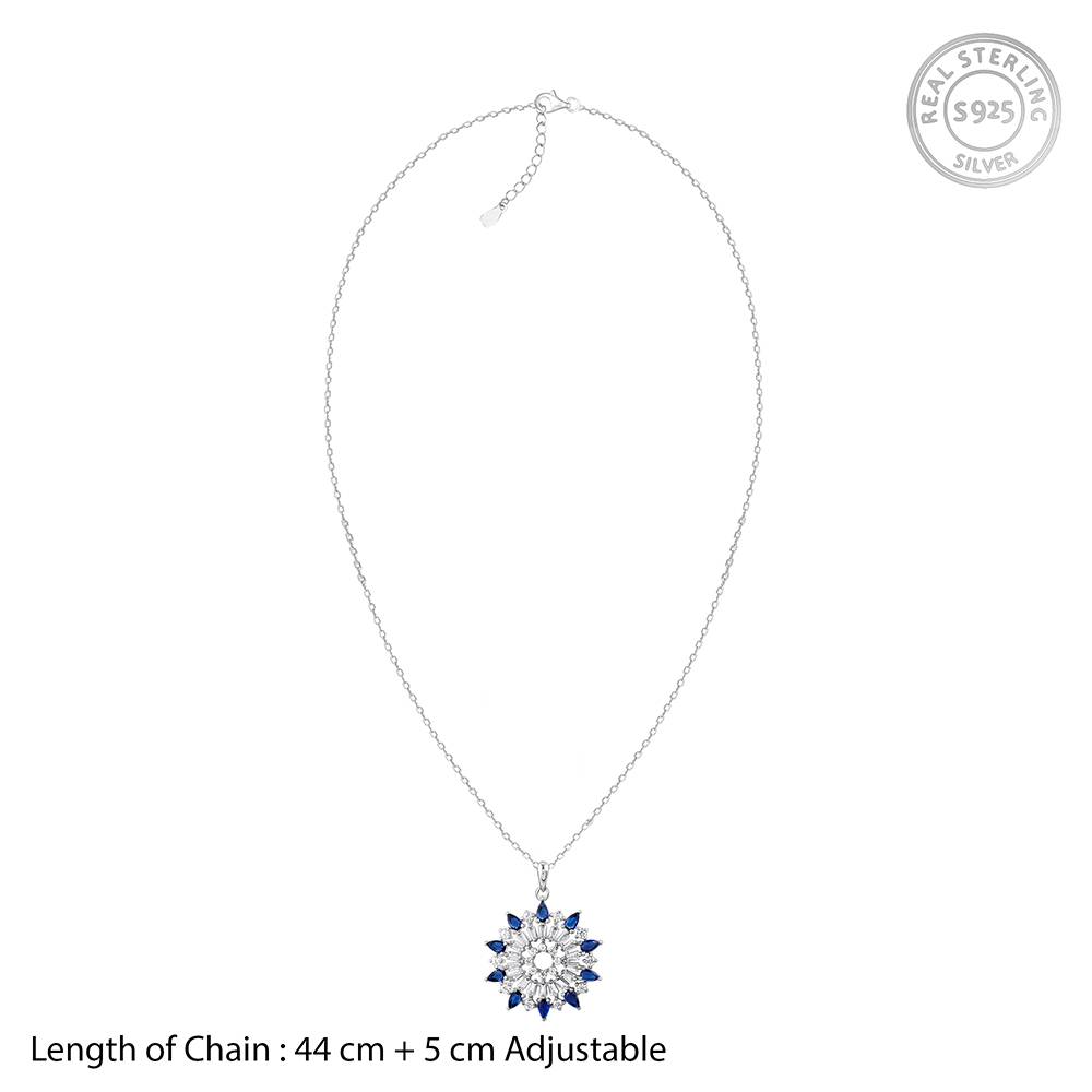 Giva 925 Silver Flourishing Set Of Three| Gifts For Women And Girls | With Certificate Of Authenticity  : PD02641ER02816R01915