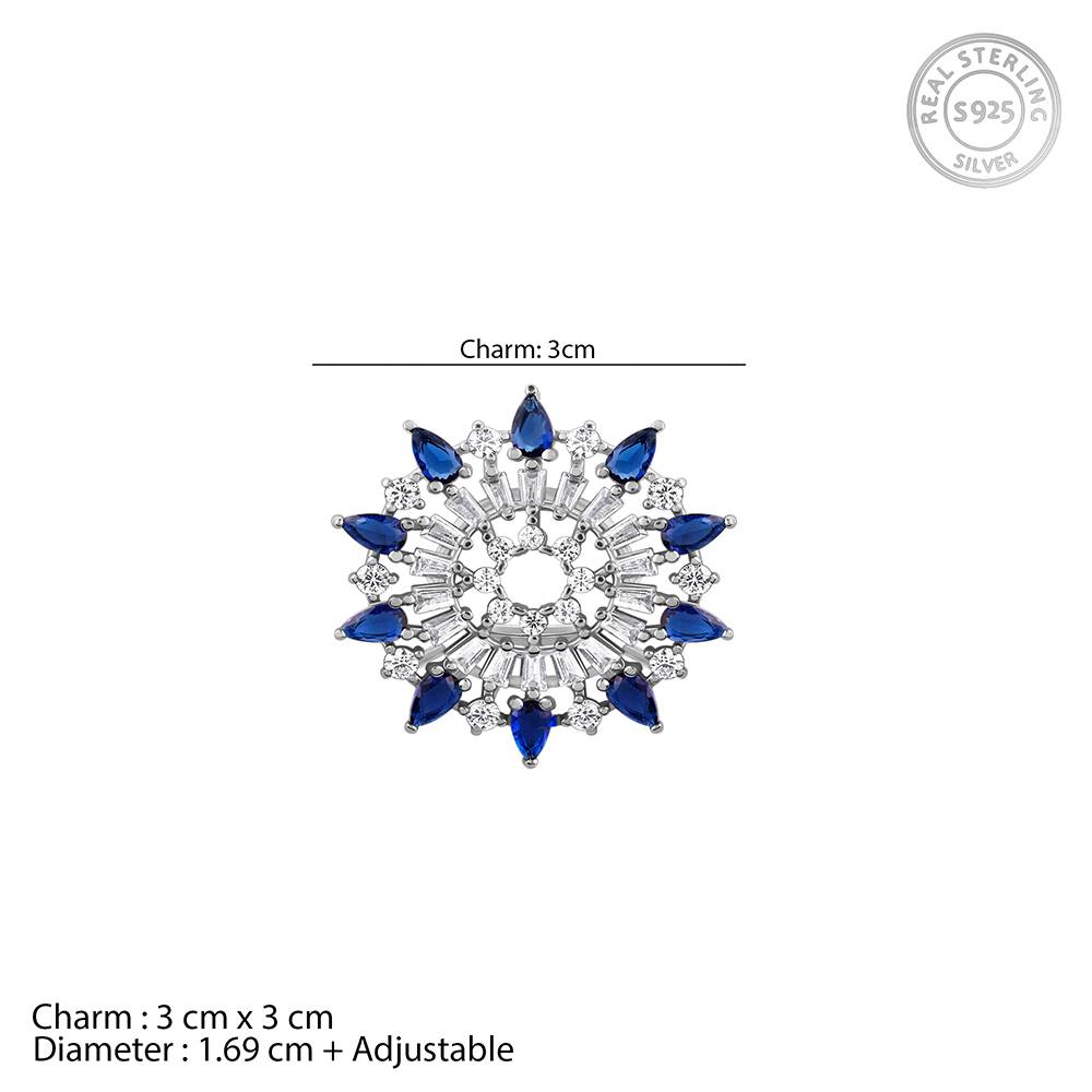 Giva 925 Silver Flourishing Set Of Three| Gifts For Women And Girls | With Certificate Of Authenticity  : PD02641ER02816R01915