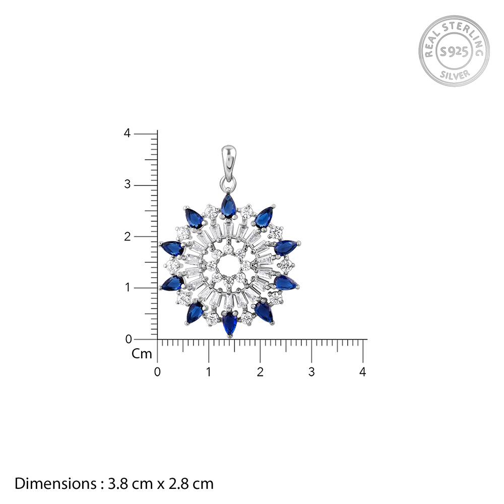 Giva 925 Silver Flourishing Set| Gifts For Women And Girls | With Certificate Of Authenticity And 925 Stamp | : PD02641ER02816