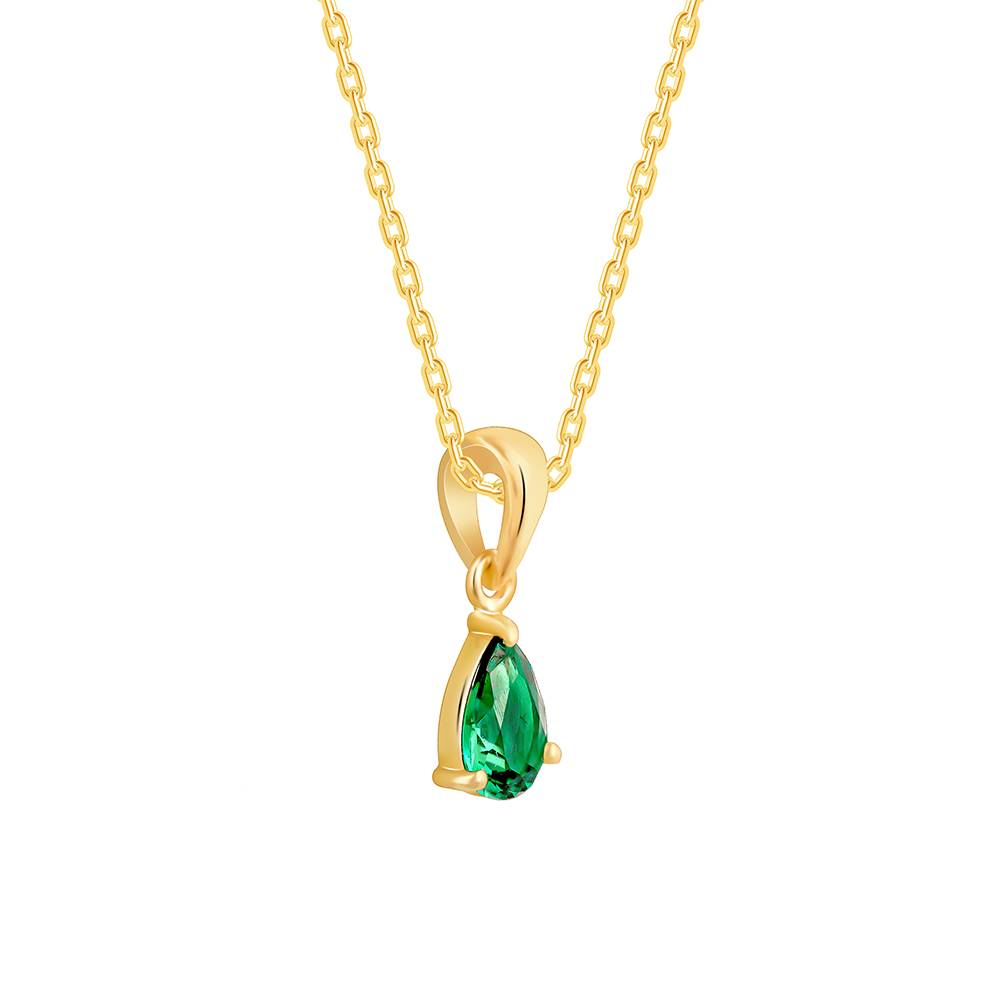 925 Silver Golden Peridot Dream Pendant With Link Chain| Necklace To Gift Women & Girls : PD02653