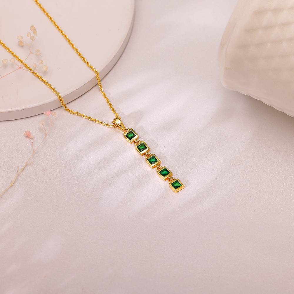 925 Silver Golden Verdant Elegance Necklace| Necklace To Gift Women & Girls : PD02654