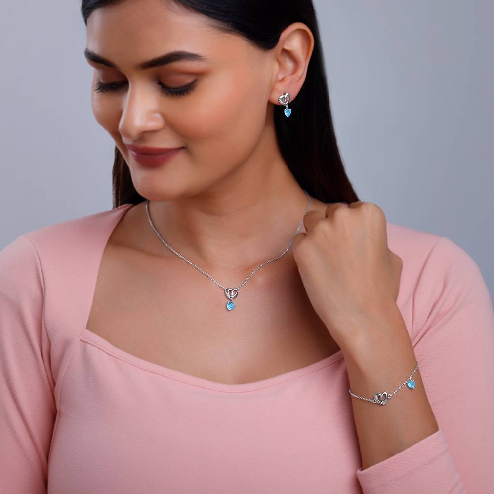925 Silver Adore Love Set : PD02669ER02953BR01138