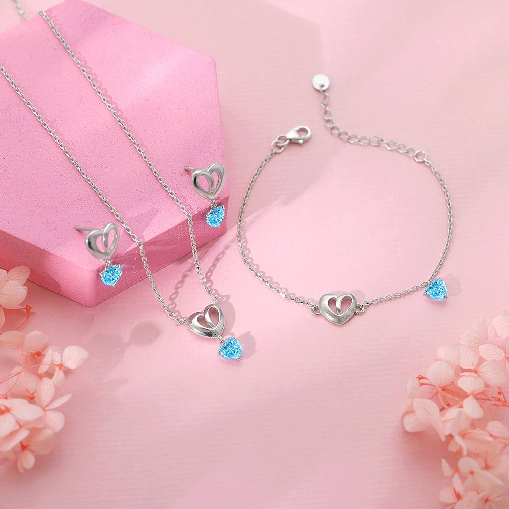 925 Silver Adore Love Set : PD02669ER02953BR01138