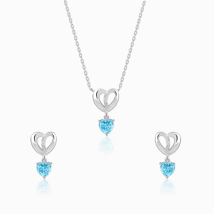 Giva 925 Silver Adore Love Set : PD02669ER02953