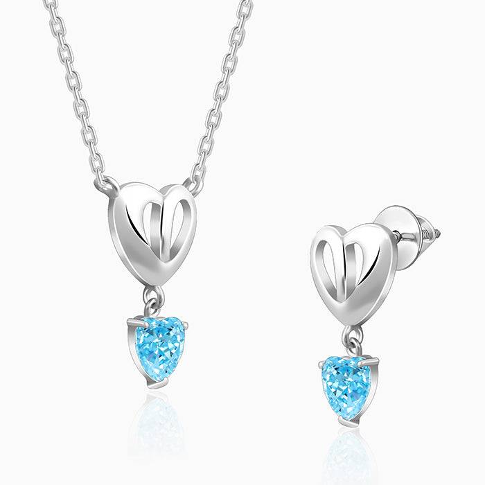 Giva 925 Silver Adore Love Set : PD02669ER02953