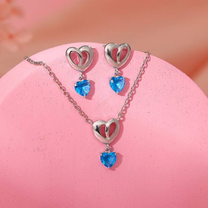 Giva 925 Silver Adore Love Set : PD02669ER02953