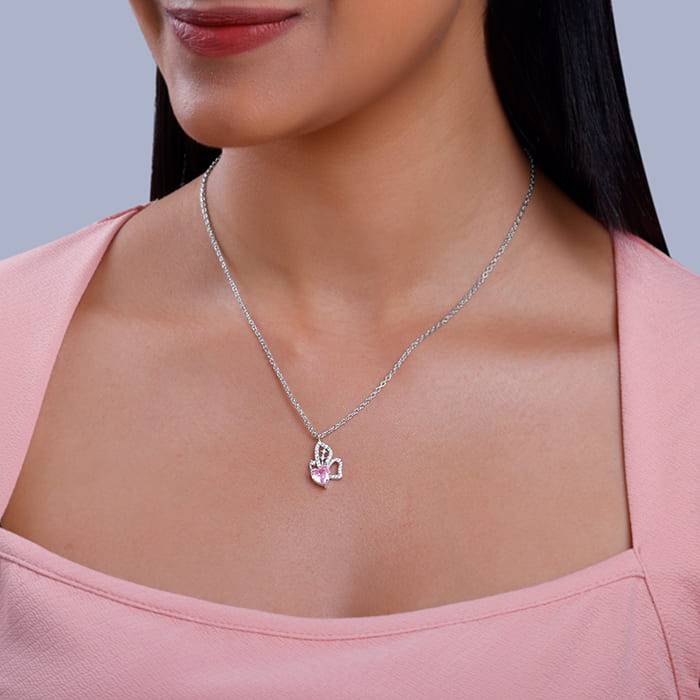 Giva 925 Silver Butterflies Desire Pendant With Link Chain : PD02680