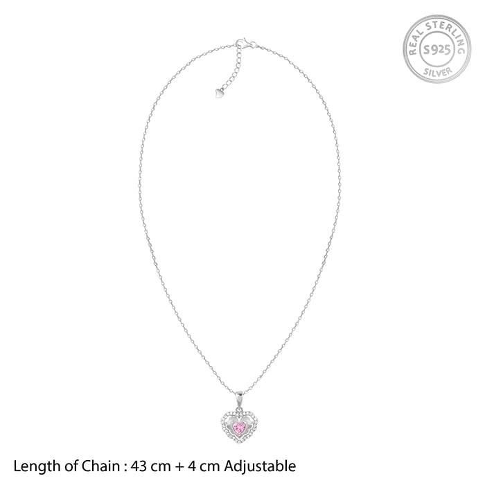 Giva 925 Silver Lovelight Pendant With Link Chain : PD02681