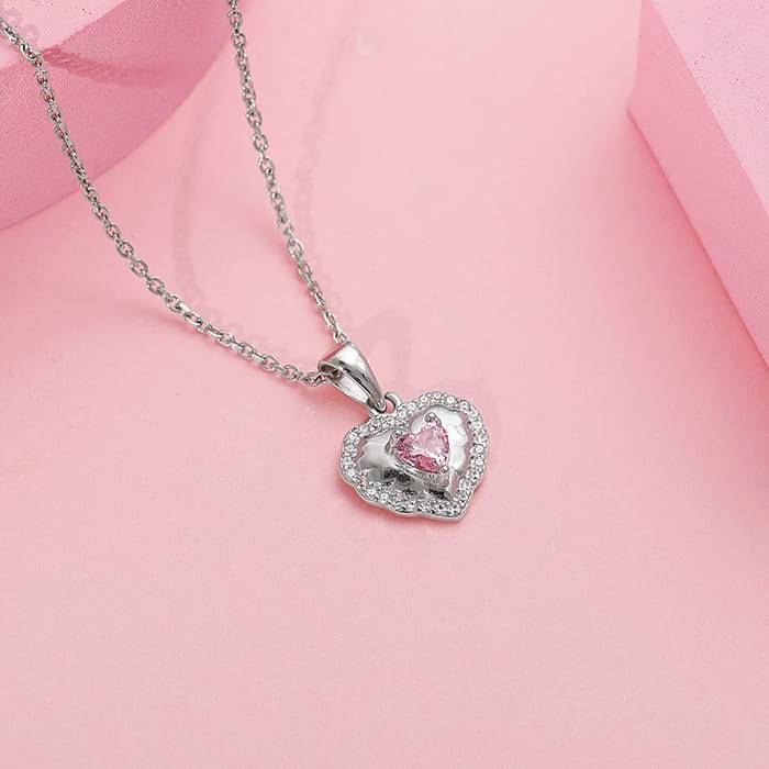 Giva 925 Silver Lovelight Pendant With Link Chain : PD02681