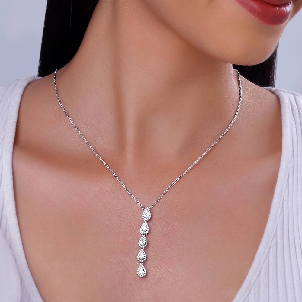 Giva 925 Silver Twilight Sparkle Pendant With Link Chain : PD02691