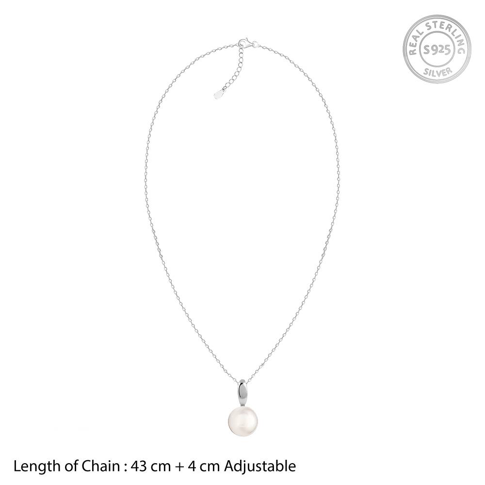 Giva 925 Silver Pearldise Pendant With Link Chain : PD02698