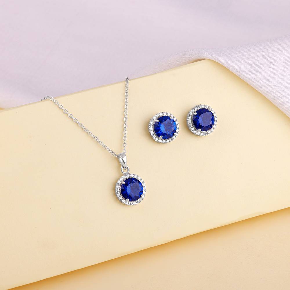 925 Silver Cobalt Dreams Set : PD02699ER02976